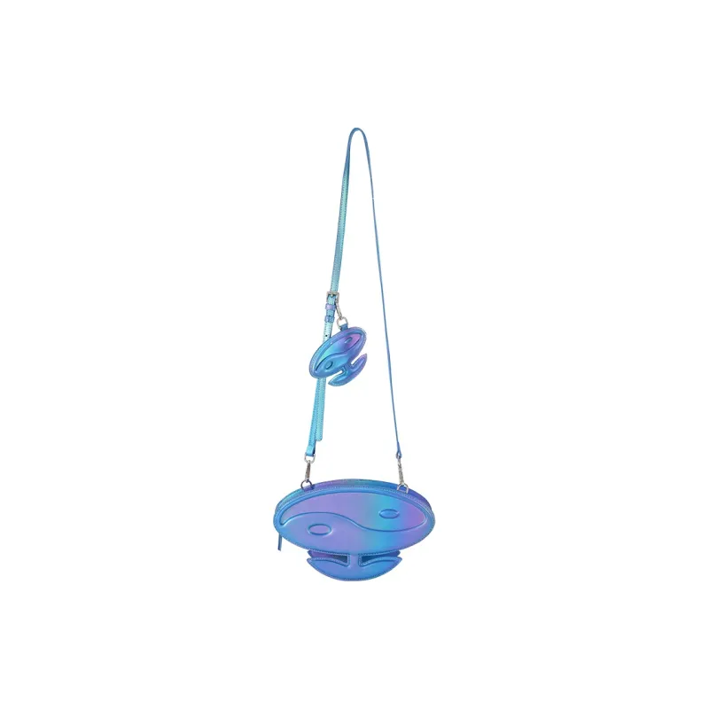 CONP PU Crossbody Bag Unisex Electric Blue-0