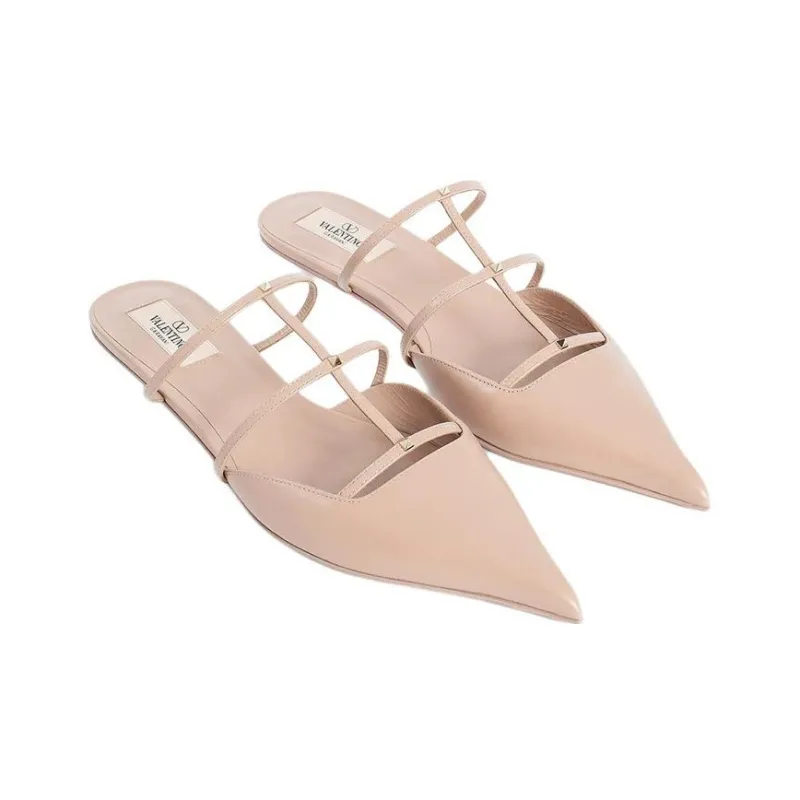 Valentino Garavani Rockstud Wispy Pointed Toe Mules Women's-3