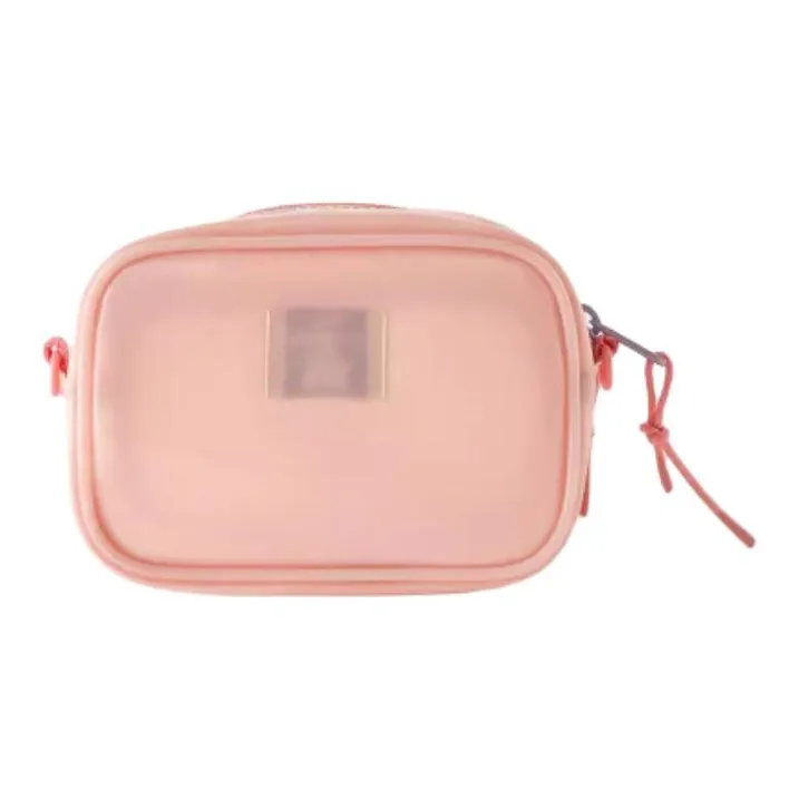 ZARA Thermoplastic Polyurethane Crossbody Bag Mini Women's Rose Red-2