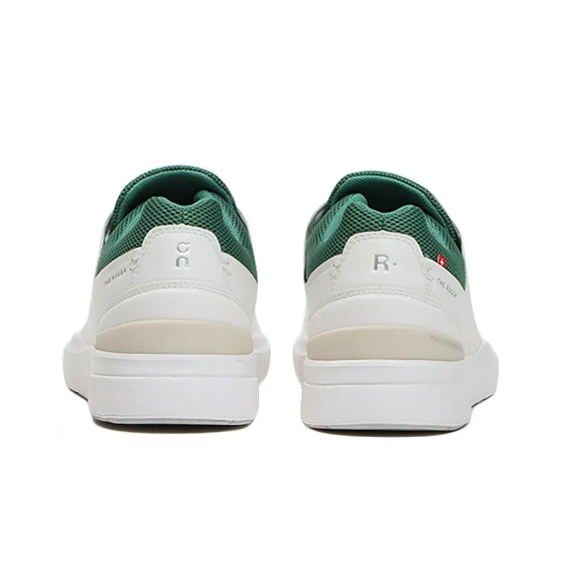 FEIDELEI x On THE ROGER Slip Resistant Cushioning Low Top Skateboard Shoes Women's White Green-3