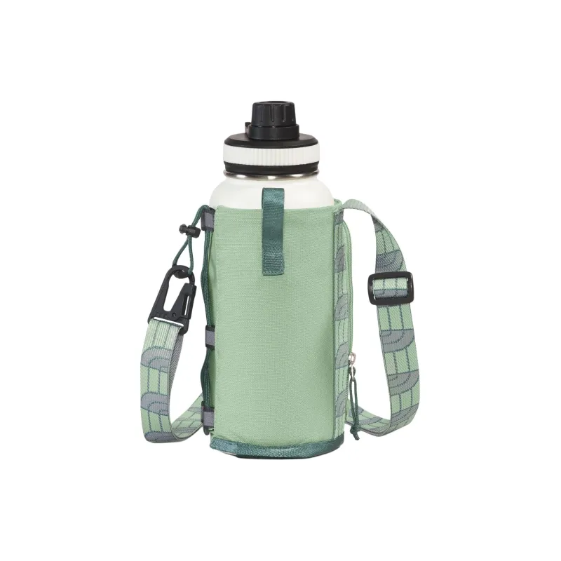 THE NORTH FACE Recycled Nylon Portable Crossbody Bag, Shoulder Bag Regular Unisex Mist Gray Green-2