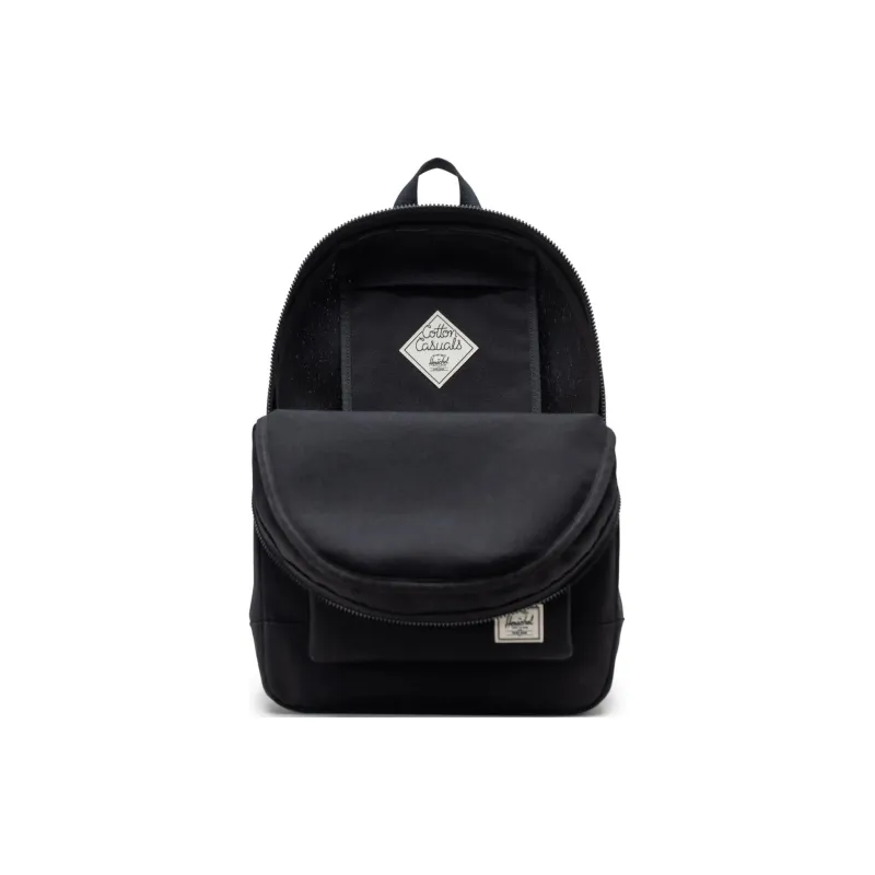 Herschel 100% Cotton Backpack Unisex Black-3