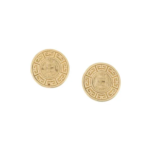 Givenchy Pre-Owned 1980s Logo-embossed Clip-on Earrings