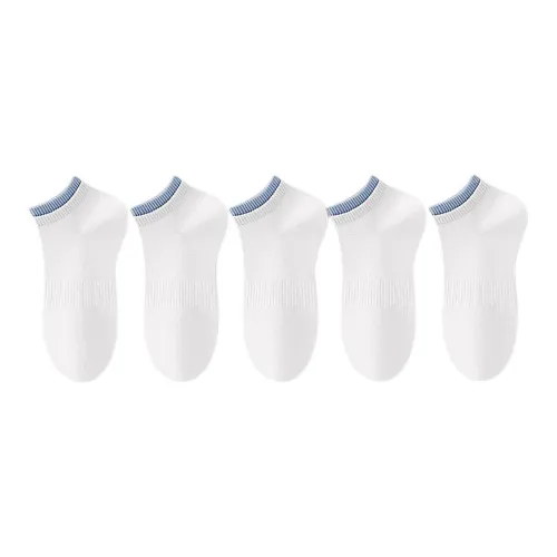Flowers In Water Ankle Socks Men's 5 Pack