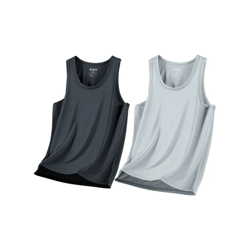 H YXIANG Men Tank Tops-28