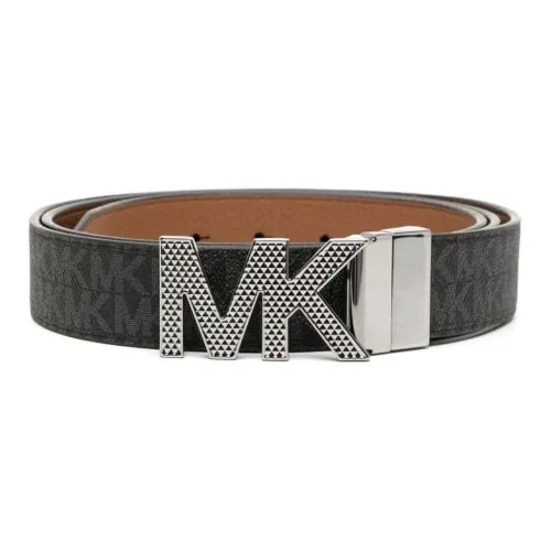 Michael Kors Monogram-pattern Leather Belt