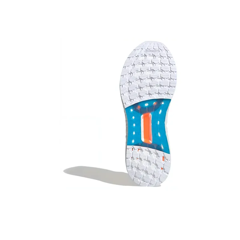 Adidas Ultra Boost 20 White Sharp Blue True Orange-5