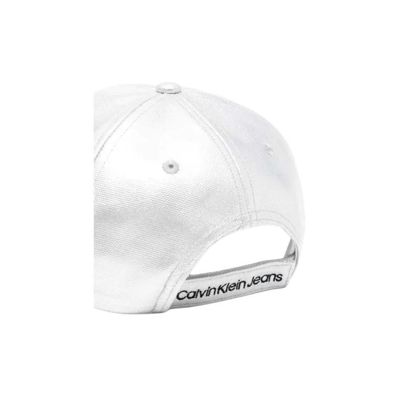 Calvin Klein Logo patch Metallic Baseball Cap-2