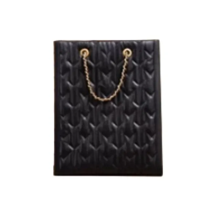 Julychagall Cow Leather Tote Bag Shopping Bag Handbag Women's Black-1
