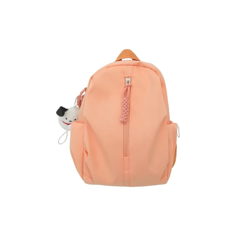 NOMK Nylon Backpack Regular Women's Black/White/Orange/Yellow/Green-2
