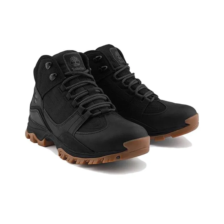 Timberland Mt. Maddsen Mid Lace Up Hiking Boot 'Black Full Grain'-2