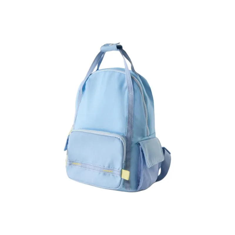 ZARA Polyester Nylon Elastane Backpack Regular Women's Blue-1