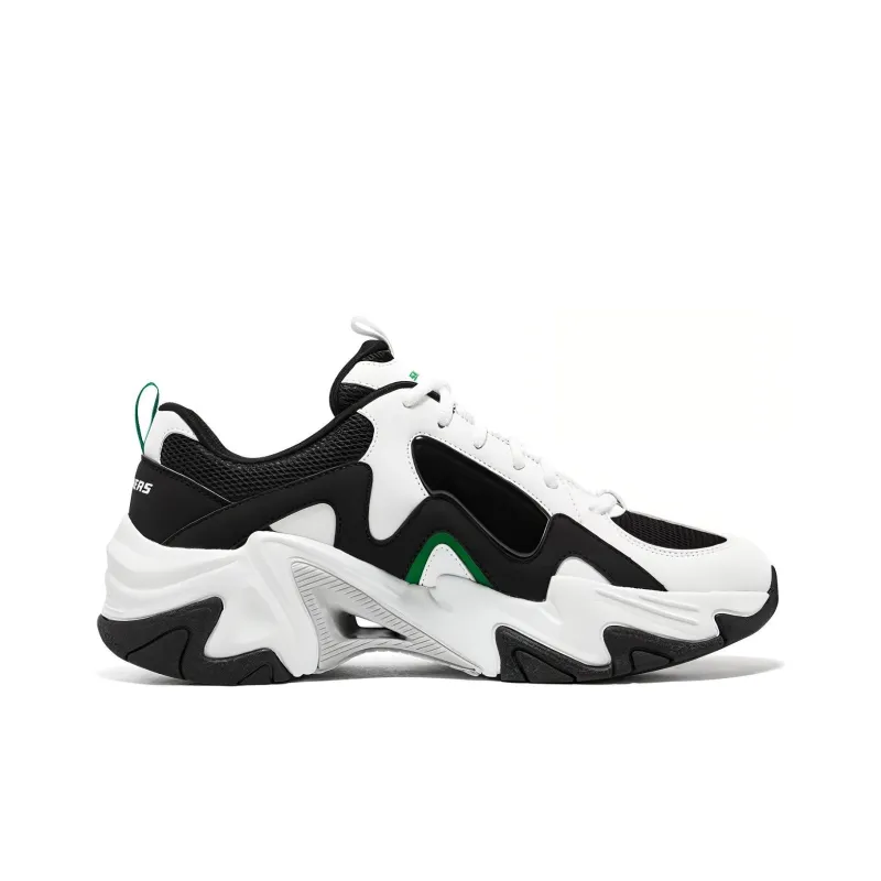 Skechers Stamina V3 'Black White Green'-1