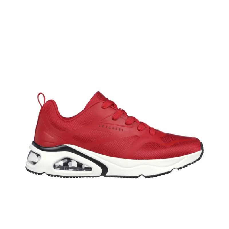 Skechers Uno Cushioning Slip Resistant Low Top Hiking Shoes Men's Red-1