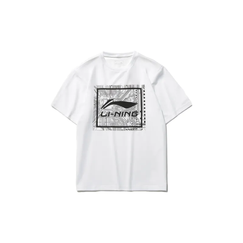 LiNing Sports Life Collection Casual Sportswear Men's White+Black-1