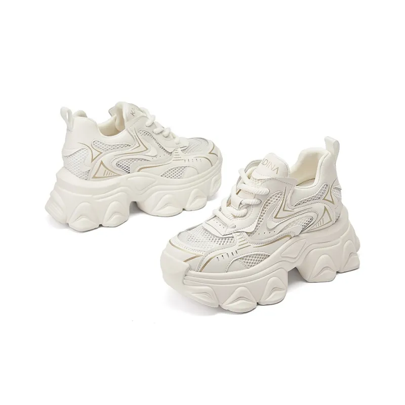 KADINA Cushioning Wear-Resistant Low-Top Chunky Sneakers Women's-3