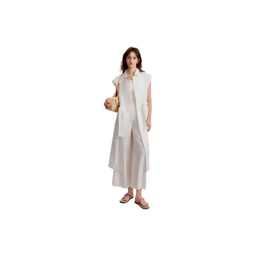 ELLE Sleeveless Dresses Women's Off White