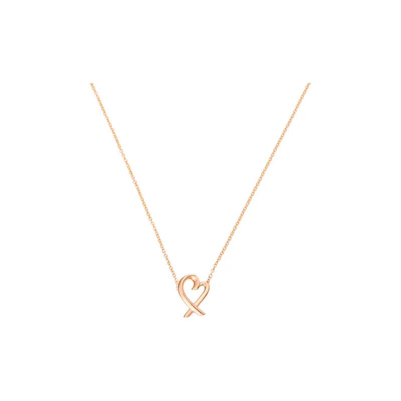 TIFFANY & CO. 18K Rose Gold Necklaces Women's-1