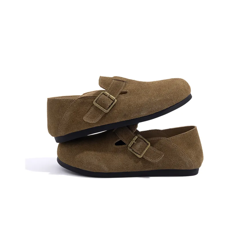 HUANQIU Cushioning Wear Resistant Low Top Casual Shoes Women's Brown-2