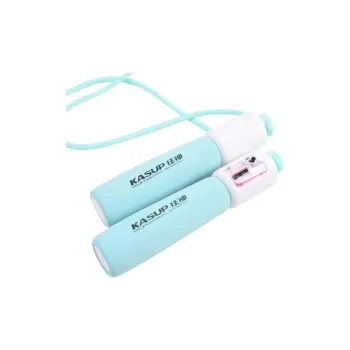 KASUP Student Supply Mechanical Counting Jump Ropes Students Handle Material Sponge, Rope Material Rubber 3m