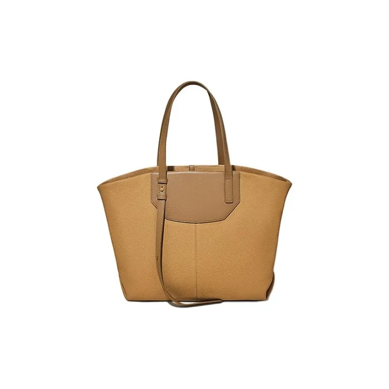 FOXER Cow Leather Tote Bag, Shopping Bag, Shoulder Bag Regular Women's Honey Brown-1