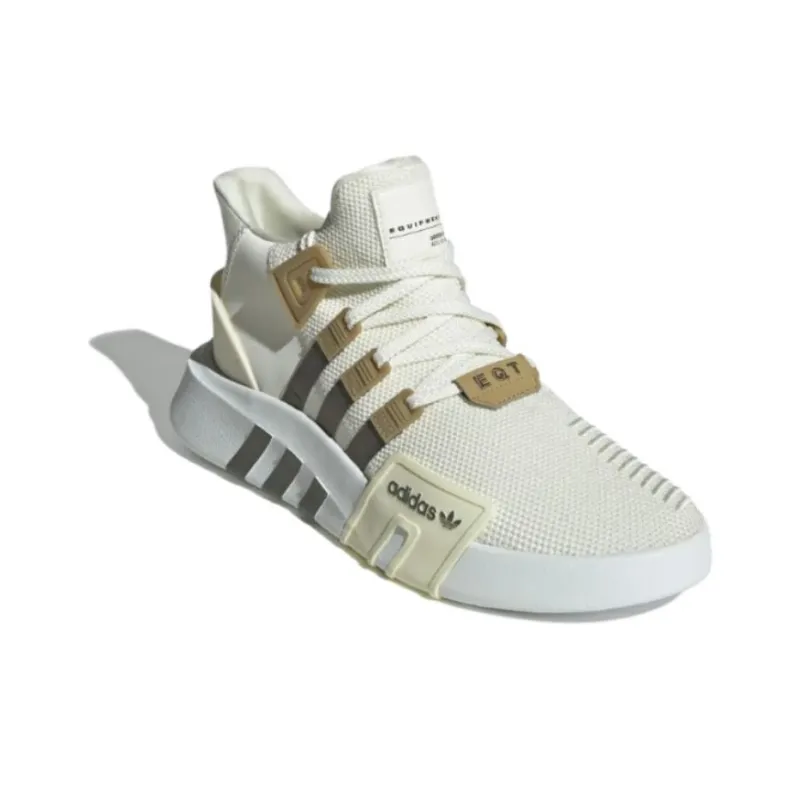 Adidas Originals Eqt Bask Adv Mid Top Casual Shoes Unisex White Green Brown-2