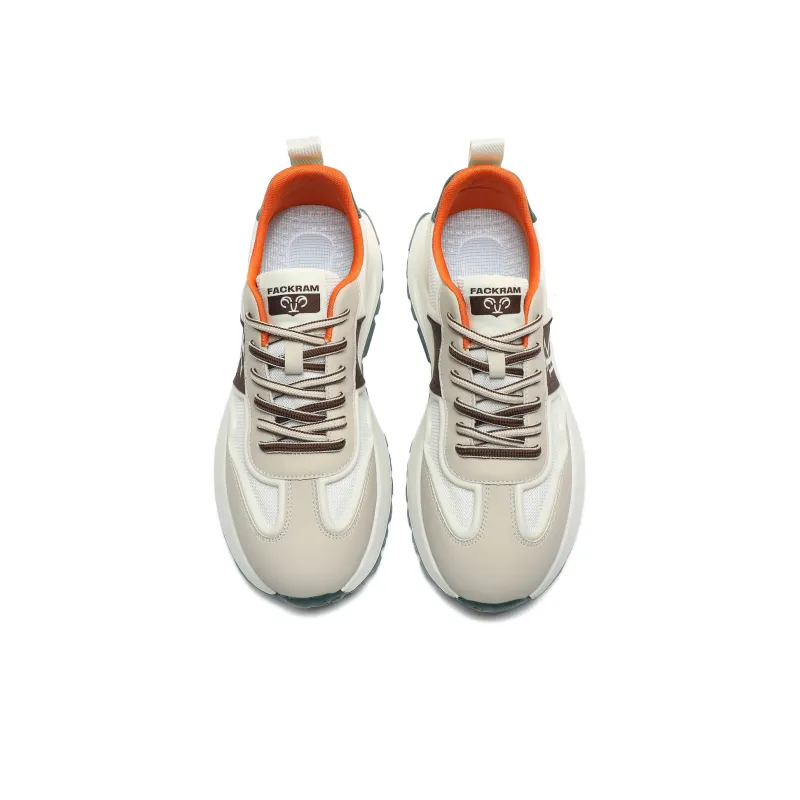 FACKRAM Slip-Resistant Breathable Lightweight Height Increasing Casual Shoes Men's-3