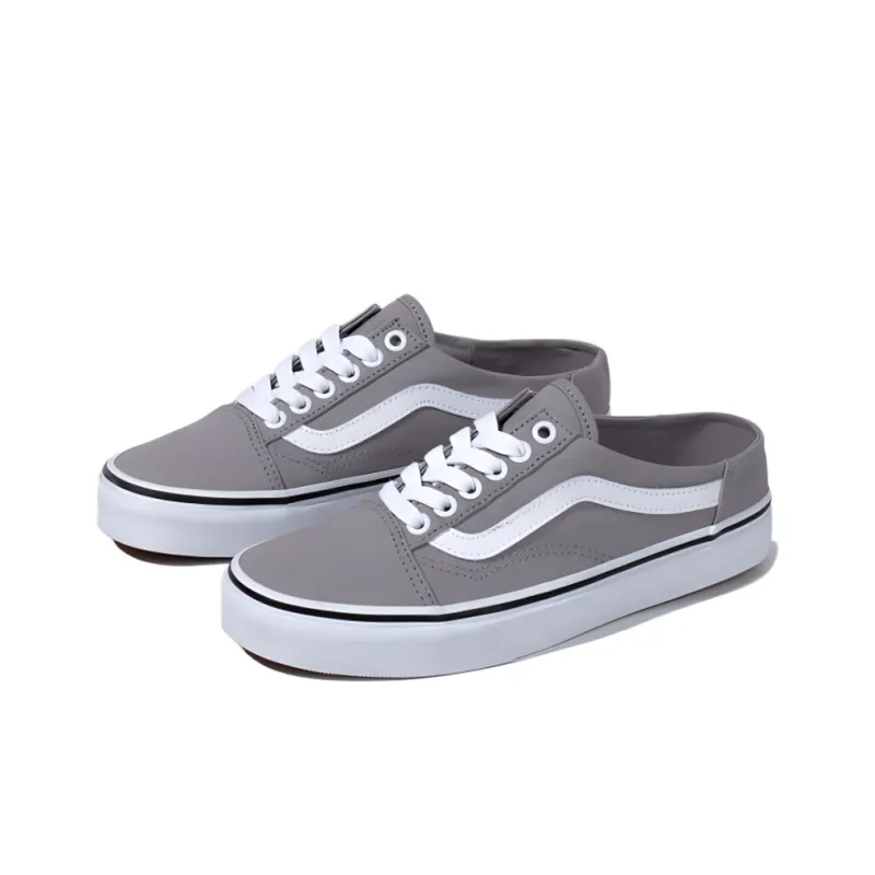 Vans Old Skool Mule 'Gray White'-1