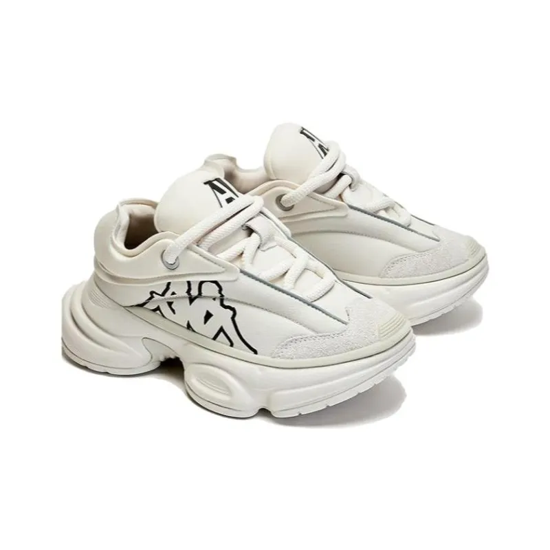 Kappa Cushioning Wear Resistant Low Top Casual Shoes Women's Gray-3