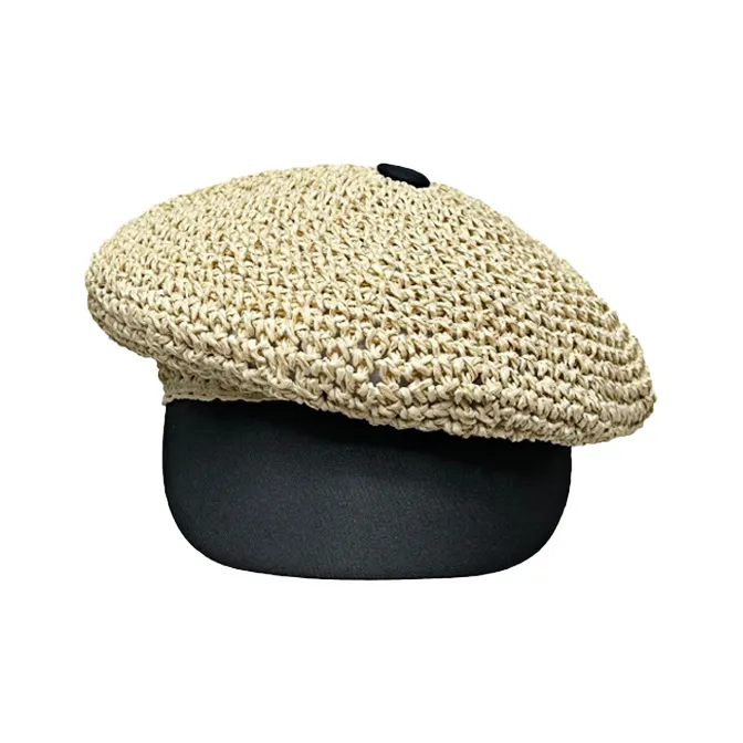 MUSTKOO Straw Woven Baseball Caps Women's-2