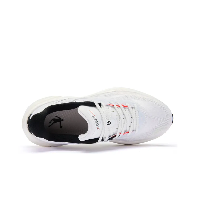 QIAODAN Phantom Running Shoes Women's Low Top Jordan White Signal Red-3