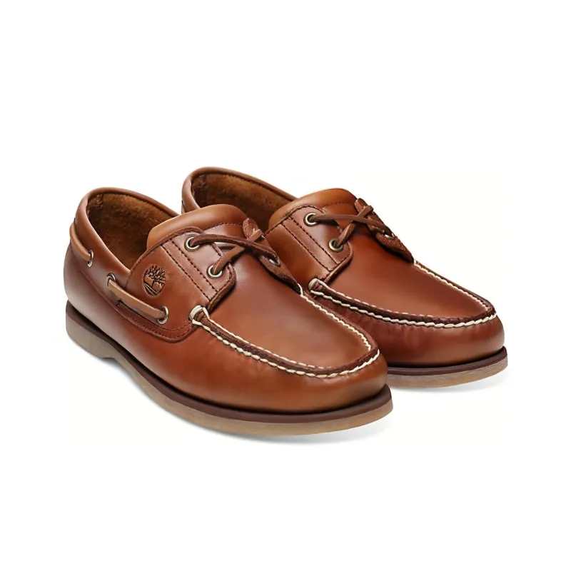 Timberland Low Top Skateboard Shoes Men's Light Umber-2