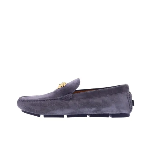 VERSACE Medusa-motif Leather Loafers