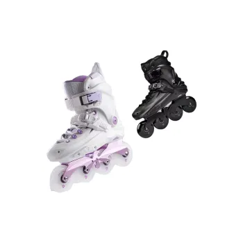 FLYING EAGLE Inline Skates Casual Street Commuting Unisex 36 46 Meteorite Black, Elegant White