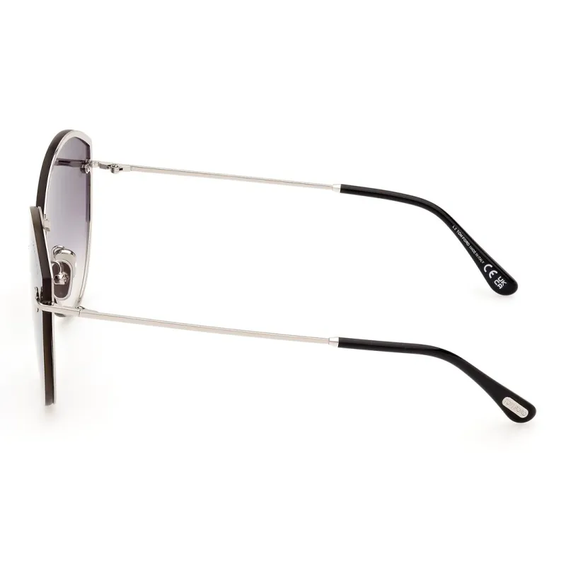 TOM FORD Evangeline Oversized Frame Sunglasses-2