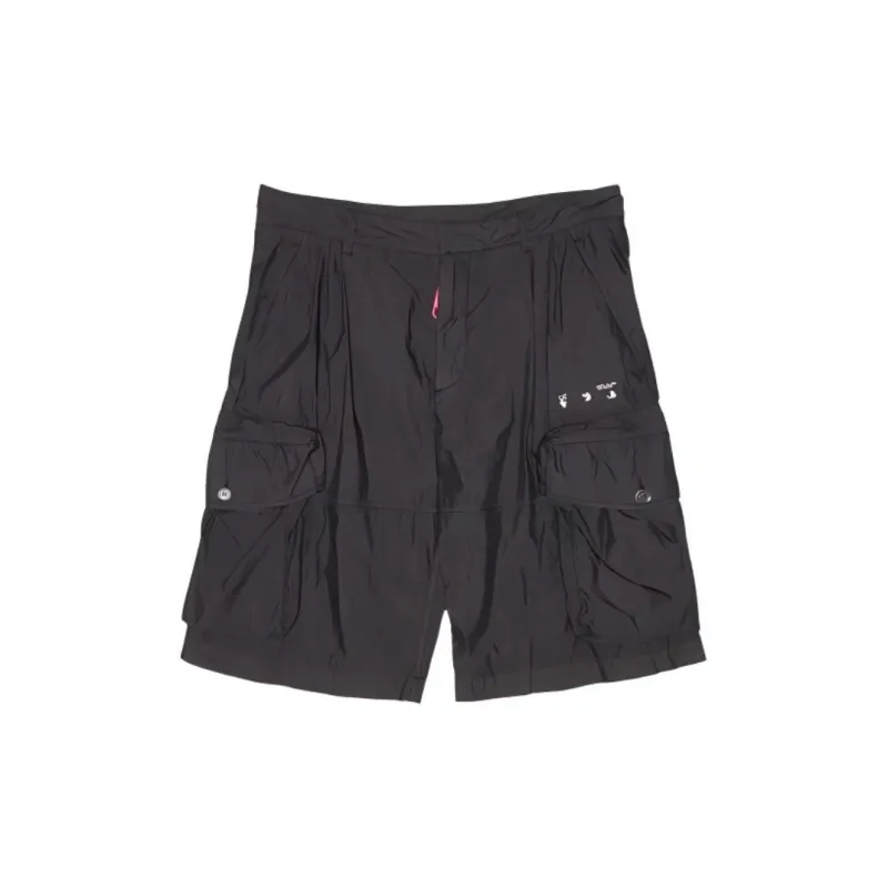 OFF-WHITE Logo-print Cargo Shorts-1
