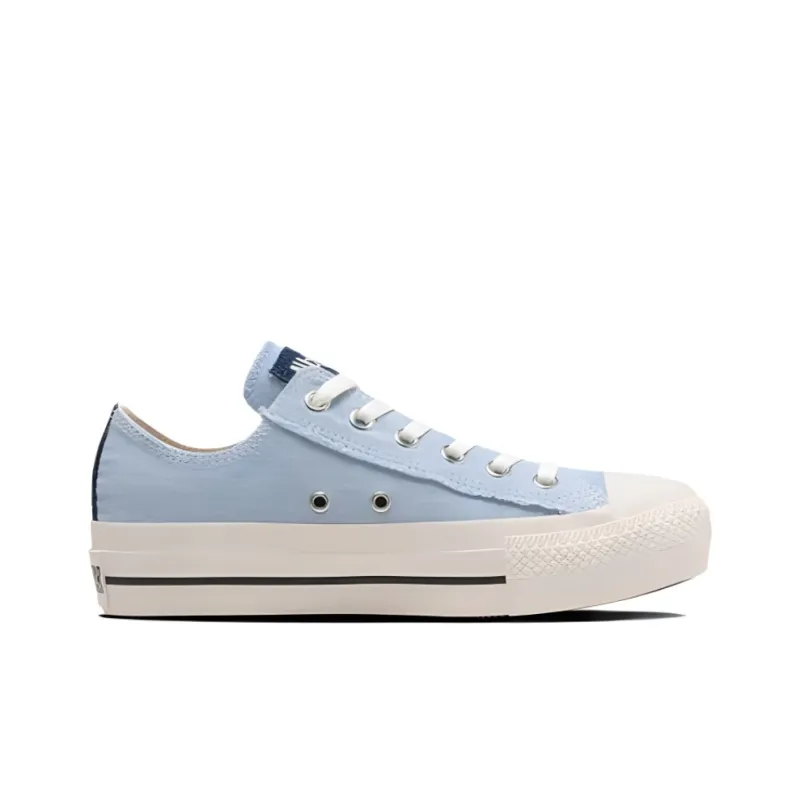 Converse All Star Canvas Shoes Women's Low Top Blue White-1