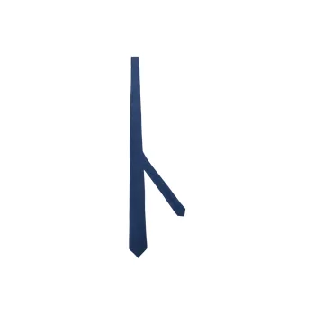 HERMES H Jacquard Ties Men Blue