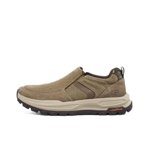 Skechers Zeller Casual Shoes Men Low-Top Light Brown