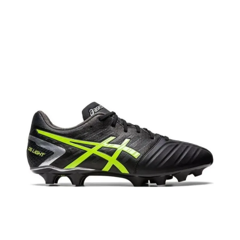 Asics DS LIGHT FG Firm Ground Non slip Lightweight Soccer Shoes Unisex Black-1