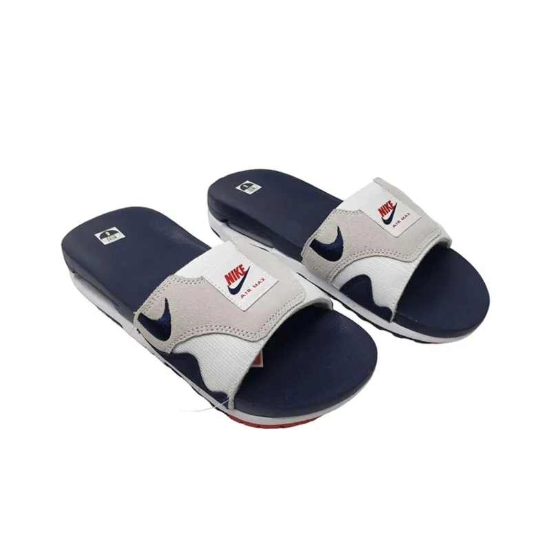 Nike Air Max 1 Slide Obsidian University Red-2
