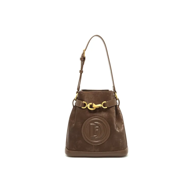 DAPHNE PU Shoulder Bag, Crossbody Bag Women's Brown-1