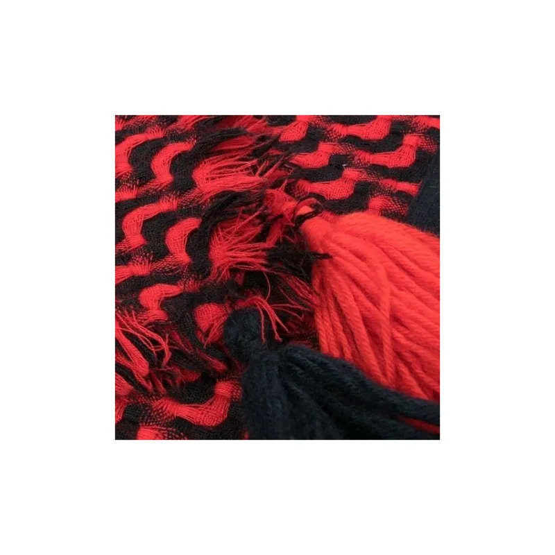 Givenchy 1980s Geometric Pattern Wool Scarf-1