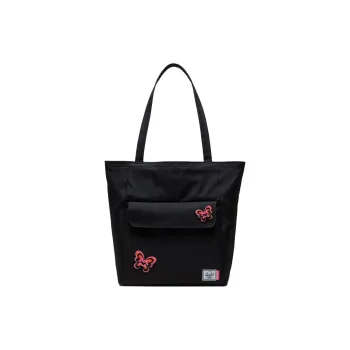 Herschel Recycled Nylon Tote Bag Shopping Bag Handbag Women's Black