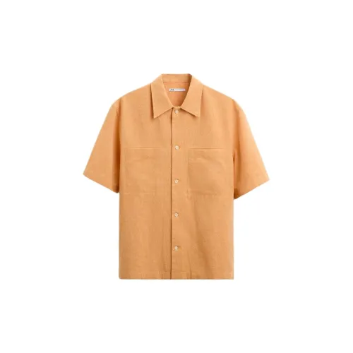 ZARA Shirts Men Orange