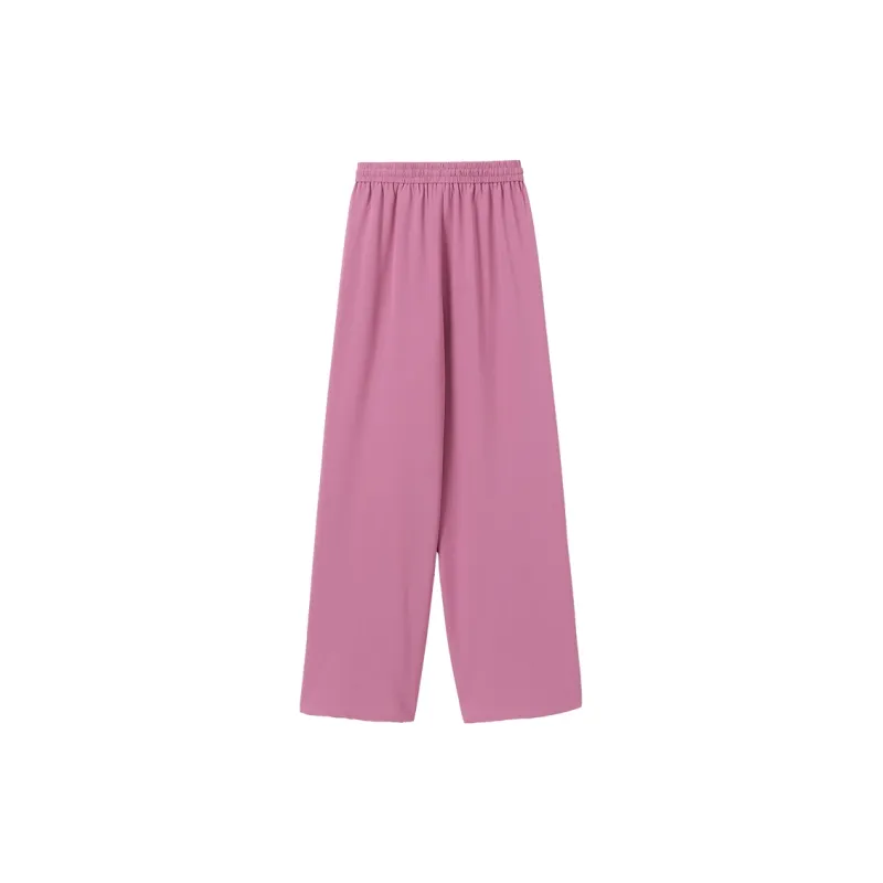 XIANGYING Casual Pants Women's Plum Red-1