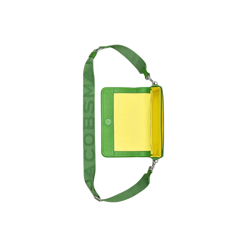 MARC JACOBS Full Grain Leather Shoulder Bag, Crossbody Bag Mini Women's Green-4