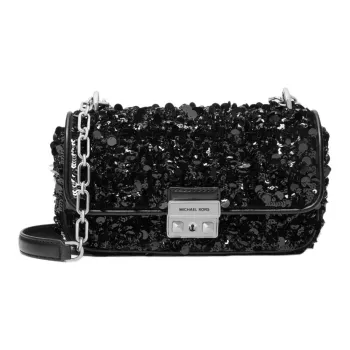 MICHAEL KORS Fabric Shoulder Bag, Crossbody Bag, Handbag Trumpets Women's Black