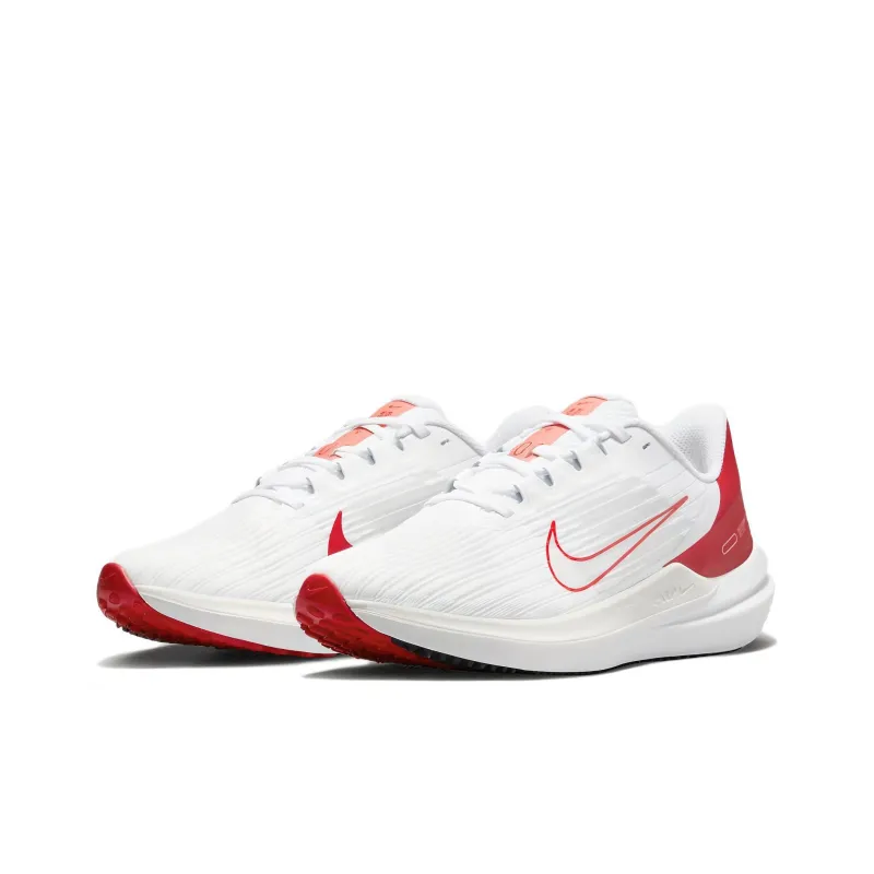 Nike Air Zoom Winflo 9 'White Red' Women's-2