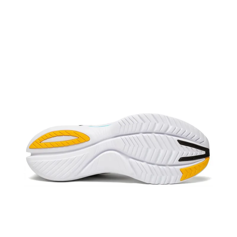 Saucony Kinvara 12 Blossom Cushioning Anti Slip And Wear Resistant Low Top Running Shoes Men's White Black Standard M-4